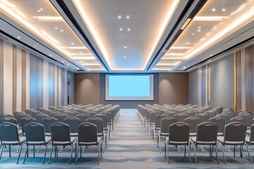 Modern conference hall interior