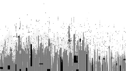 Abstract glitch effect background. digital art. pixel glitch texture. Data visualization concept. digital distortion and noise effect. banner or poster. Vector Illustration.