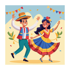 Festa Junina Concept Vector Illustration