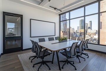 Modern Meeting Room with City Views (1)