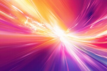 Bright abstract lightning bolt effect representing the rapid healing process of dental implants with vibrant colors