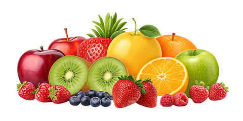 Fruit and vegetables, fruit, food, apple, orange, fresh, fruits, grapes, grape, red, healthy, isolated, green, white, strawberry, diet, ripe, banana, sweet, citrus, kiwi, juicy, yellow, apples, pineap