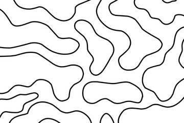 Abstract curvy blob slime background. Curvy stroke blob illustration wallpaper. 