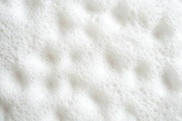 Close-up of creamy foam texture with bubbles. AI generated