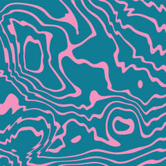 Trendy abstract hippie pattern with psychedelic waves. Abstract background for cards, posters, covers, banners etc.