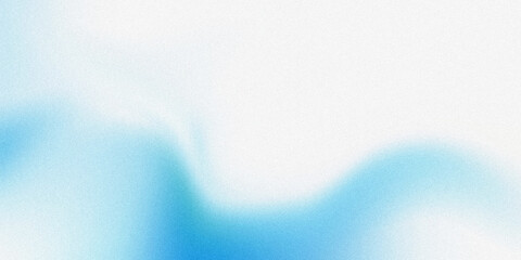 Abstract blue and white gradient texture with soft grainy effect background