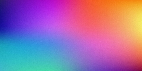 Vibrant multicolor gradient background with soft grain texture in blue, purple, and orange