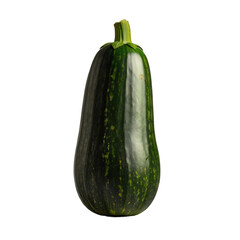 green zucchini on a white background