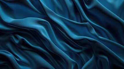 Fototapeta premium Abstract Blue Silk Texture