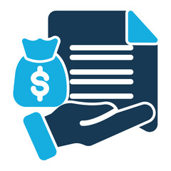 Investment Insurance Icon - Duo Tone Style - Business Value Themes