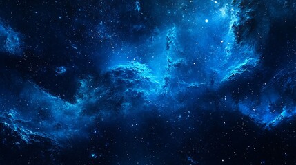 Spectacular Deep Blue Cosmic Vista for Creative Projects
