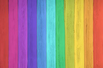 Texture of colorful wooden planks as background, closeup