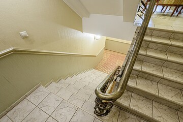 interior apartment room stairs, steps staircase inside house