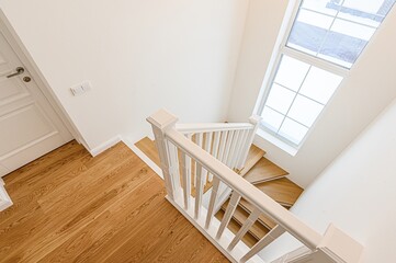 interior apartment room stairs, steps staircase inside house