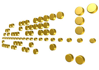 walec, kropka, podkładka, kod, sterowanie