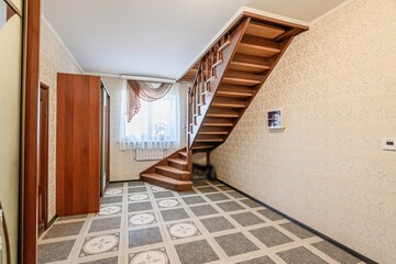 interior apartment room stairs, steps staircase inside house