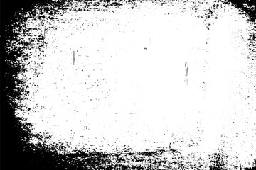 Obraz premium Grunge black and white scratched textured background. Abstract messy and distressed element. (vector)