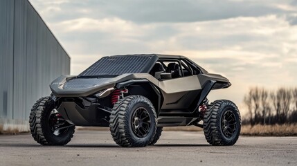 Futuristic Off-Road Vehicle with Unique Design