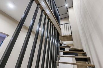 interior apartment room stairs, steps staircase inside house