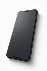 Vertical Smartphone on a White Background with Blank Screen &ndash; Perfect for Displaying Your App or Design