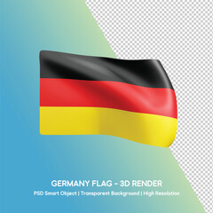 Germany Flag 3D Render