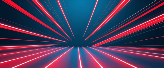 red diagonal streaks light rays on cyan dark background motion and energy concept modern and futuristic digital abstract artwork background
