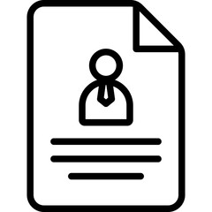 Businessman Paper Icon