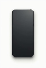 Naklejka premium Minimalist Smartphone with a Blank Display on White Background – Modern Mockup for App Presentation