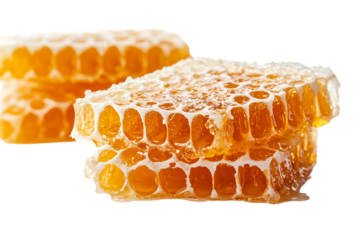 Stack of Honeycombs
isolated on transparent background.