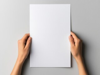 Floating resume template in a bright white space, clean and contemporary design