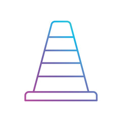 Cone Vector icon