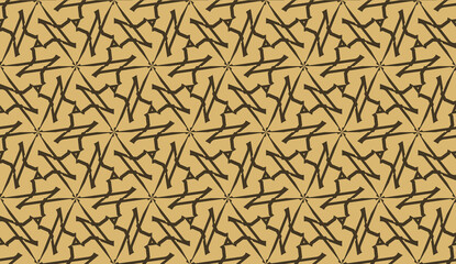 Elegant background with polygonal line. Triangular style. Vector illustration. Brown. Modern design for you business, project. Seamless