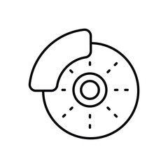 Disk Brake Vector icon