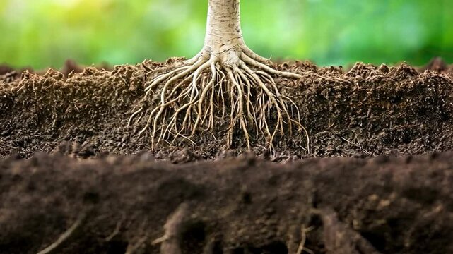 Exploring Connection Between Tree Roots and Soil Journey Through Natures Growth, Ecology, and Organic Environment of Our Earth