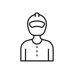 Biker Vector icon