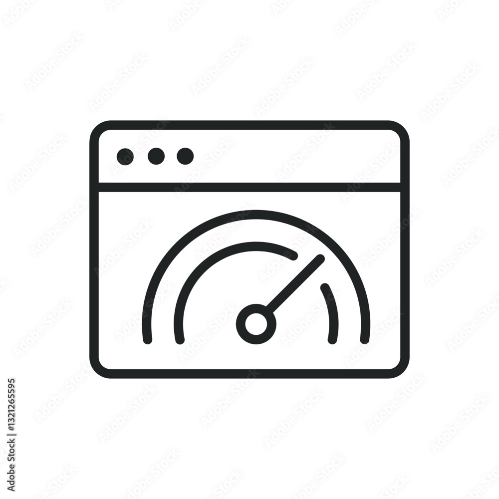 Poster performance thin line icons. editable stroke and perfect pixel on transparent