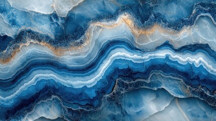 Obraz premium Abstract blue marble texture background. Ideal for surface design