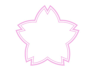 桜の花フレーム
