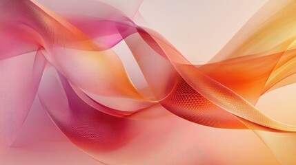A vibrant abstract composition of flowing colors blending harmoniously.