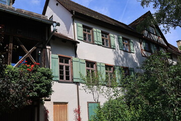 Blick in die Altstadt von Blaubeuren in Baden-Württemberg	