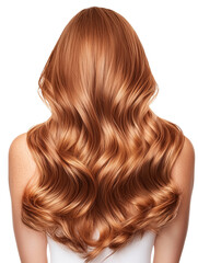 Fototapeta premium Woman with long, wavy blonde hair