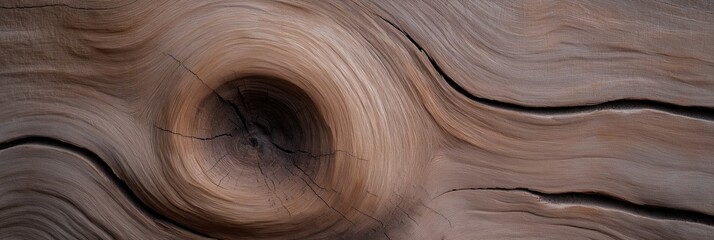Fototapeta premium An up-close view of stunning wood grain, showcasing intricate patterns and textures that convey natural beauty and the artistry of nature's design.