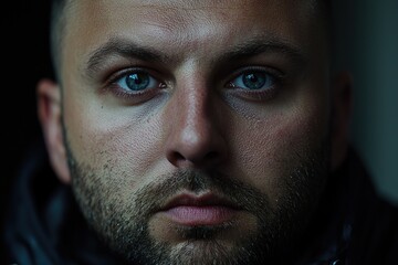 Obraz premium Close-up portrait of a man