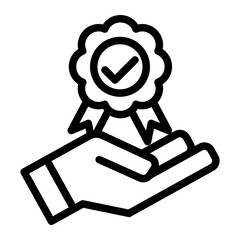 Quality Icon - Outline Style - Business Value Themes