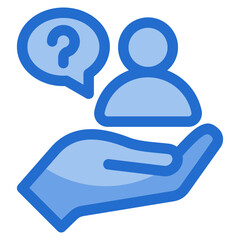 Customer Support Icon For Design Element