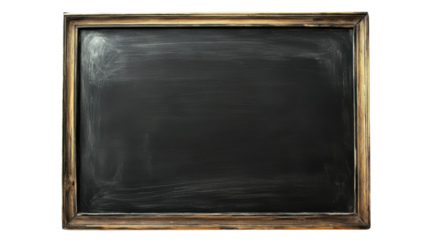 empty blackboard isolated on white background