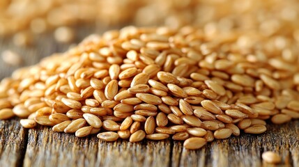 Obraz premium Pile of toasted sesame seeds