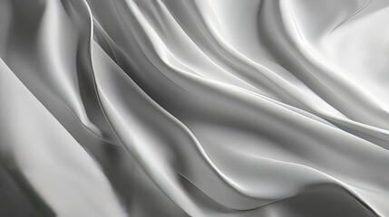 Fototapeta premium Silken Whispers: The elegance of smooth abstract curves.