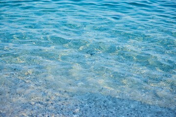 The purest water of the Mediterranean Sea