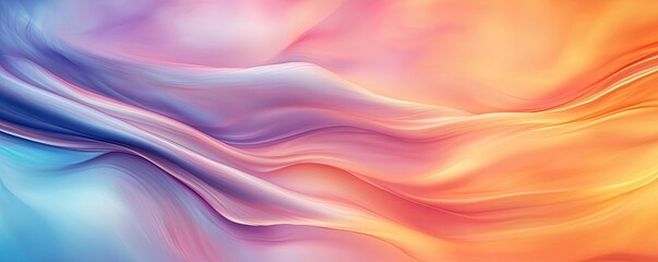 Obraz premium Aerial landscape abstract background idea. A vivid, flowing abstract background with vibrant colors and smooth curves.